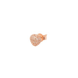 Mono Orecchino Lobo Semino Sparkling Pavé