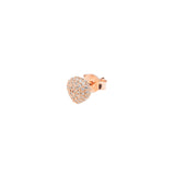 Mono Orecchino Lobo Semino Sparkling Pavé